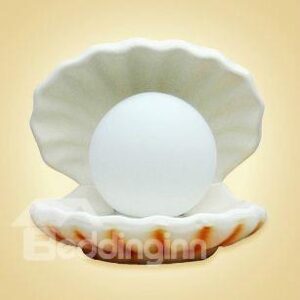 New Arrival Classic Pearl and Shell Design Resin Table Lamp