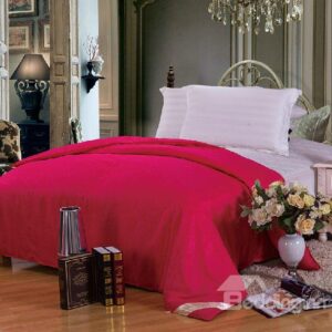 New Arrival Delicate Rose Color Print 100% Mulberry Silk Summer Quilts