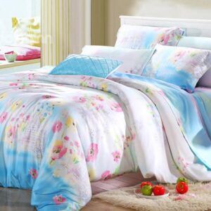 High Quality Fabulous Floral Patterns 4 Pieces Tencel Bedding Sets