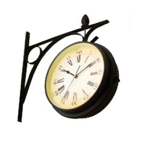 European Style Elegant Retro Metal Wall Clock