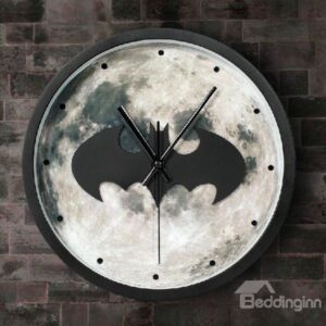 European Style Retro 3D Bat Wall Clock