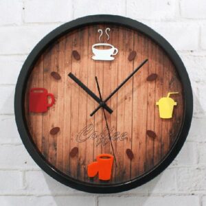 Amazing Fashionable Simpe Style Coffee Cups Wall Clock