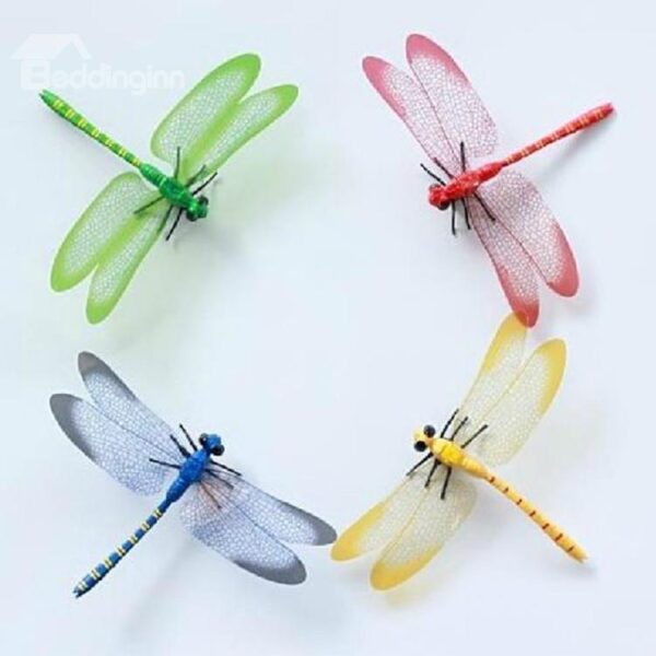 New Arrival Beautiful Dragonflies 4-piece Wall Stickers