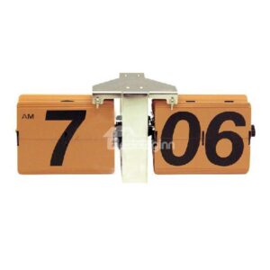 Classic Retro Scale-shaped Automatic Flip Table Clock