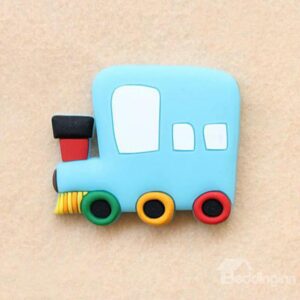 Super Cute Blue 10-Pieces Locomotive Design Fridge Magnet