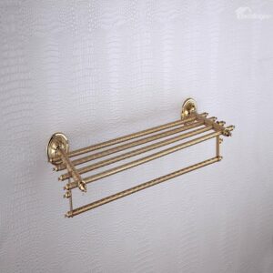 Antique Ti-PVD Finish Solid Brass Towel Bar