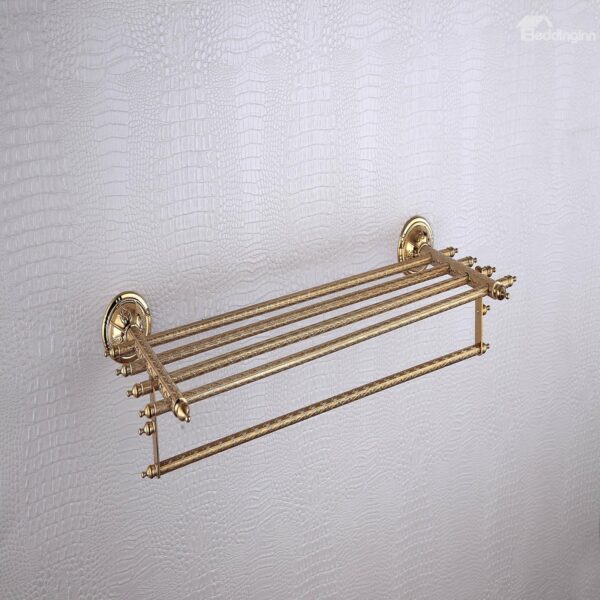 Antique Ti-PVD Finish Solid Brass Towel Bar
