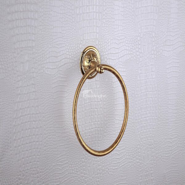 Antique Wall-mounted Towel Ring - Ti-PVD Finish