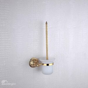 Toilet Brush Rack Brass Golden finish