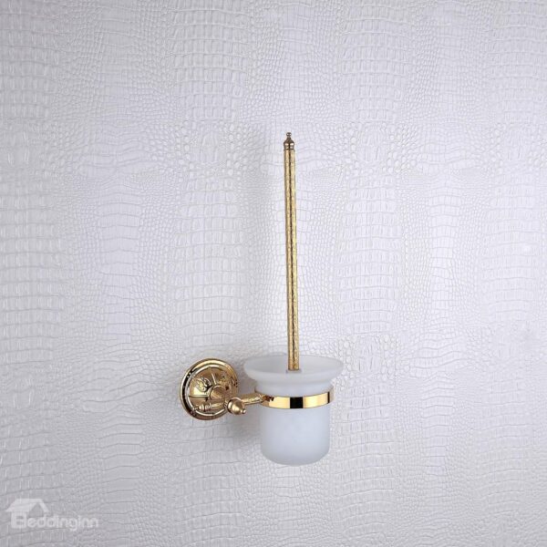 Toilet Brush Rack Brass Golden finish