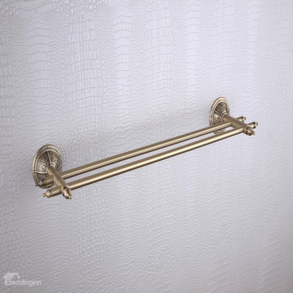 Venetian Bronze Brass 24 Inch Double Towel Bar