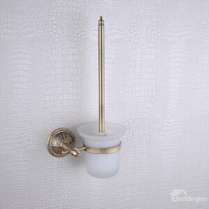 Rack Brass Venetian Bronze Toilet Brush Holder