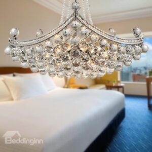 Modern Luxury Delicate Crystal 6 Lights Pendant