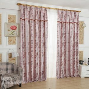 Amazing Pink Beautiful Patterns Design Grommet Top Custom Curtain
