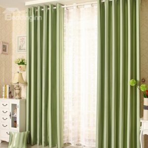High Quality Comtemporary Vibrant Green Grommet Top Curtain