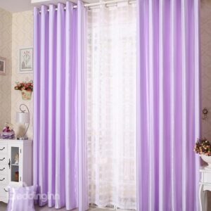 Hot Selling Low Price Shining Color Grommet Top Custom Made Curtain