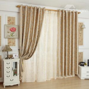 Amazing Luxurious Beautiful Patterns Grommet Top Custom Curtain
