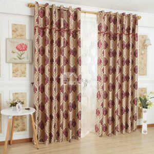 New Arrival Fantastic Comtemporary Elegant Patterns Grommet Top Custom Curtain