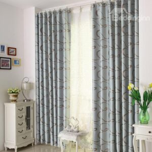 Amazing Comtemporary Beautiful Patterns Grommet Top Custom Curtain