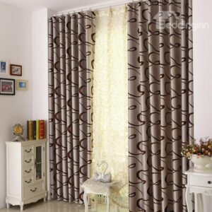 Amazing Comtemporary Pretty Patterns Grommet Top Custom Curtain