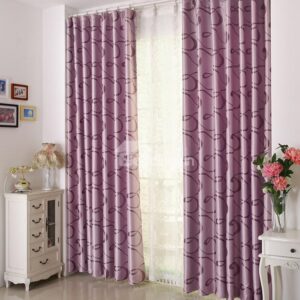 Fabulous Comtemporary Pretty Patterns Grommet Top Custom Curtain