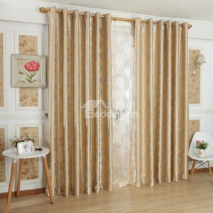 Contemporary Amazing Pattern Grommet Top Custom Curtain