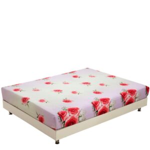 New Arrival Fancy Charming Roses Print 3D Fitted Sheet