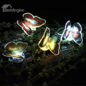 Hot Selling Fancy Creative 10-Pieces LED Butterfly Sticky Night-light