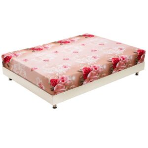 New Arrival Fantastic Red and Pink Roses Print 3D Fitted Sheet