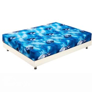 New Arrival Fancy Lifelike Wolf Print 3D Fitted Sheet