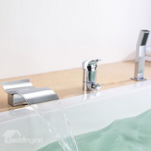 High Quality Widespread Waterfall Bathtub Faucet