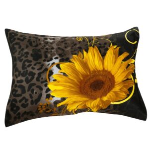 New Arrival Gracious Lovely Sunflowers Two Pieces Pillow Case