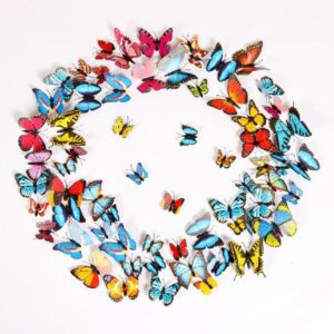 New Arrival Beautiful 3D Butterflies 12-pieces Wall Stickers