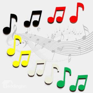 Amazing Simple Style Musical Notes 2-pieces Wall Stickers
