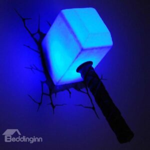 Amazing Creative 3D Sledge Hammer Shape Wall Light