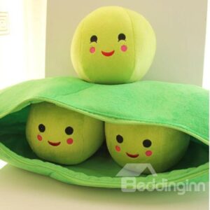 New Creative Lovely Pea Pattern Travel Pillow