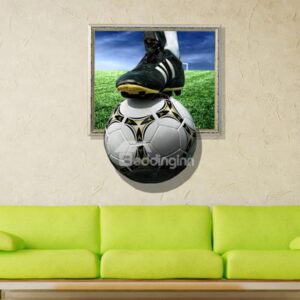 New Arrival Glamorous 3D Football Wall Sticker