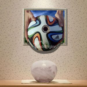 New Arrival Elegant 3D Penalty Kick Wall Sticker