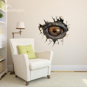 New Style Stunning 3D Dinosaur Eye Wall Sticker