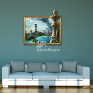 New Arrival Amazing 3D Chess Wall Sticker