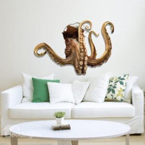 New Arrival Amazing 3D Octopus Wall Sticker