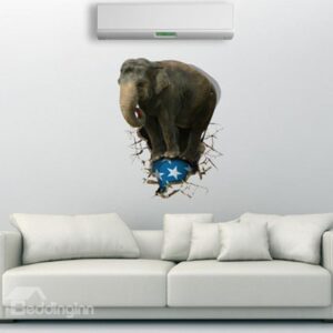 New Arrival Amazing 3D Elephant Wall Sticker