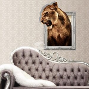 Stunning Creative 3D Tiger Animal Wall Sticker