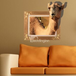 New Arrival Elegant 3D Camel Wall Sticker
