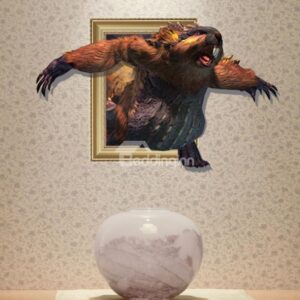 Elegant Creative 3D Extremely Large Rat Wall Sticker