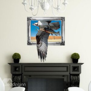 Stunning Style Creative 3D Eagle Wall Sticker