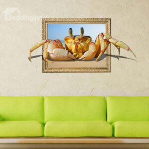 Stunning Stylish 3D Crab Wall Sticker