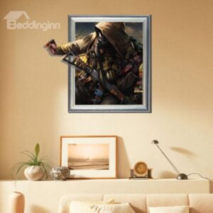 New Arrival Lifelike 3D Terrorist Wall Sticker