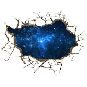 Alluring Creative 3D Starry Sky Wall Sticker