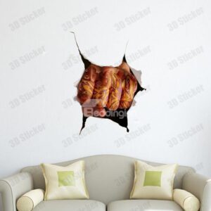 Stunning Creative 3D Fist Wall Sticker